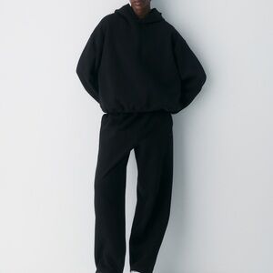 Aritzia Oversized Black Hoodie